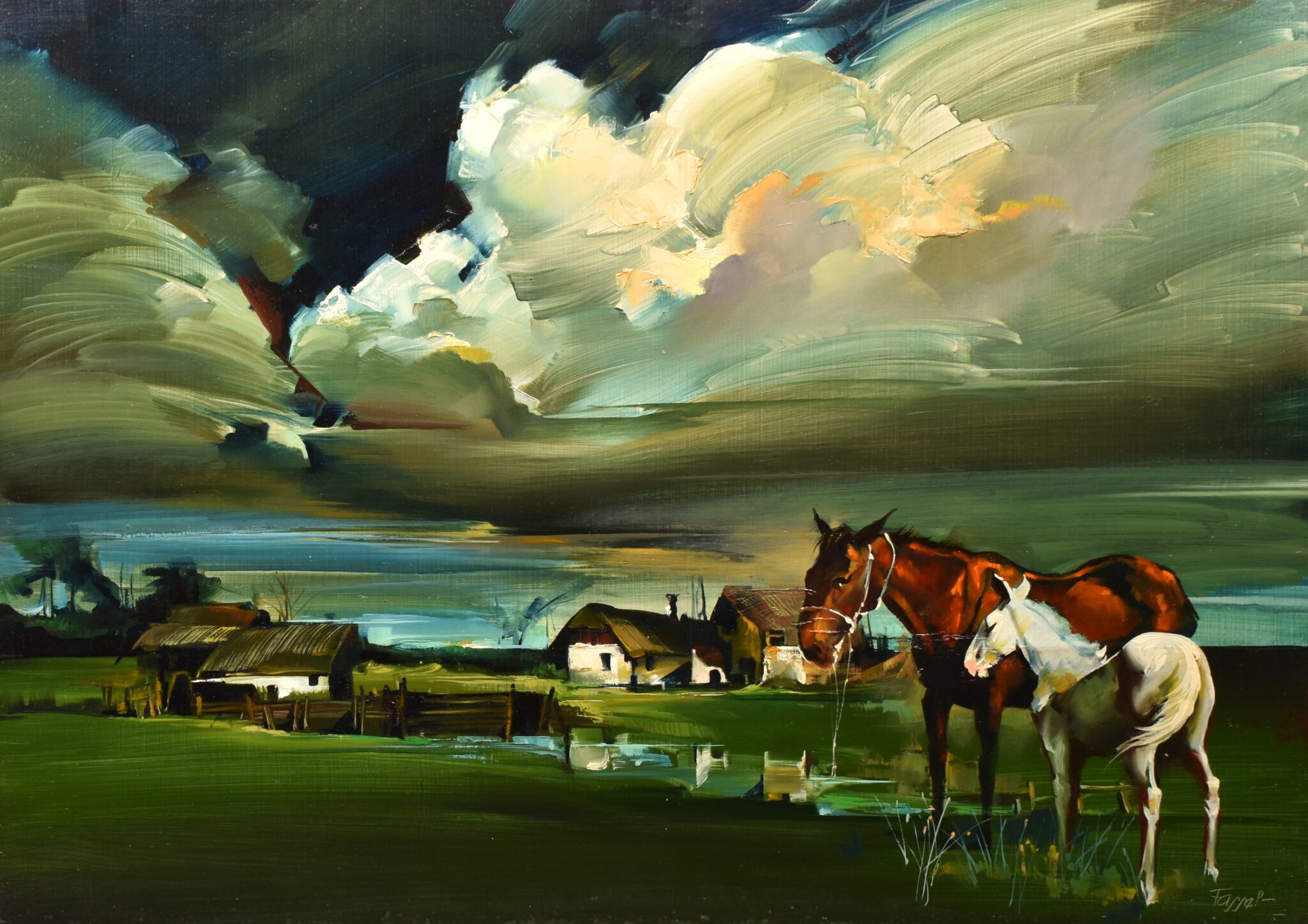 Fassel L'ousa Ferenc - Vihar előtt