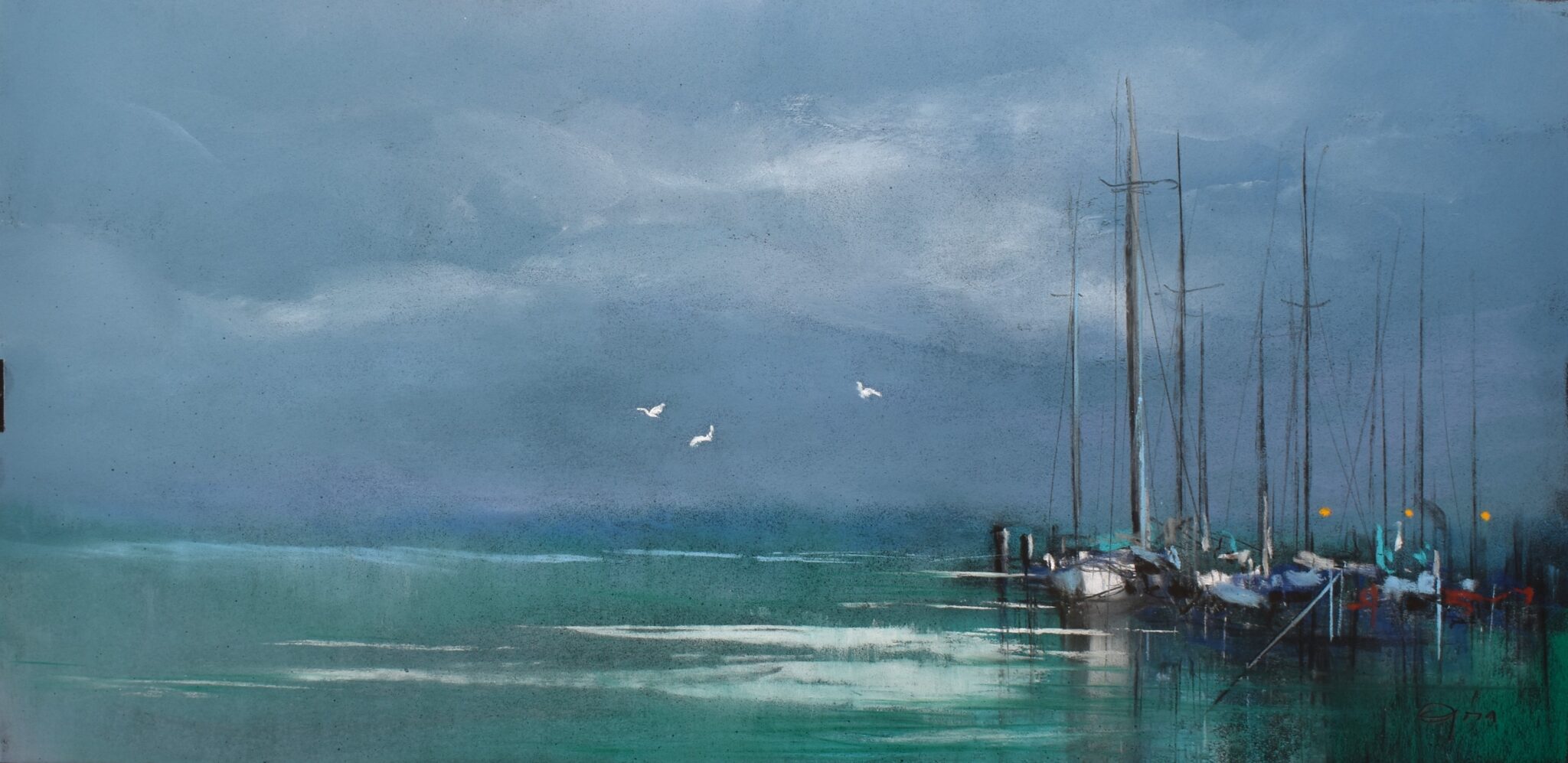 Pósa Ede - Pillantás a tóra